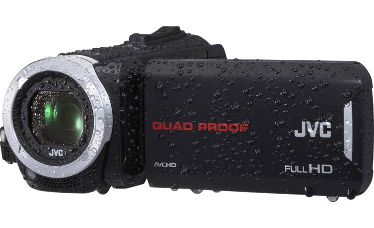 JVC GZ-R10 Keep shooting in any weather.