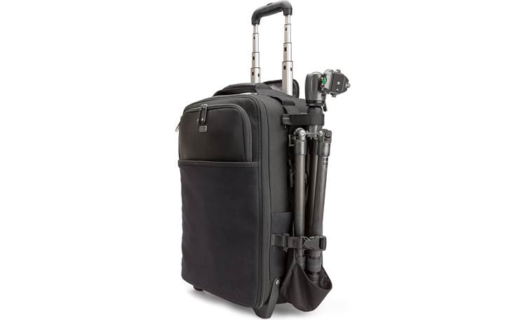 Think Tank Photo Airport International LE Classic Front, shown with optional tripod