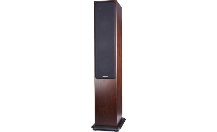 Monitor Audio Silver 8 Shown with grille attached (Walnut)
