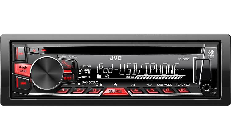JVC KD-R660 Plug in your Android, iPhone, USB flash drive, or a portable player
