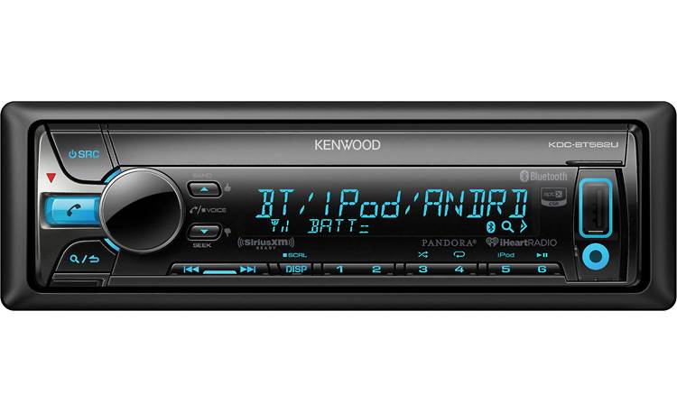 Kenwood KDC-BT562U Enjoy crystal-clear wireless streaming using Bluetooth with AptX