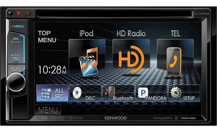Kenwood Excelon DDX492 Kenwood's Excelon multimedia hub includes Bluetooth, HD Radio, and the ability to add SiriusXM satellite radio