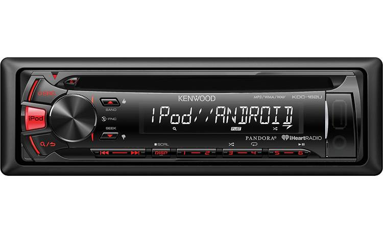 Kenwood KDC-162U Play music from your iPhone or Android through the USB port