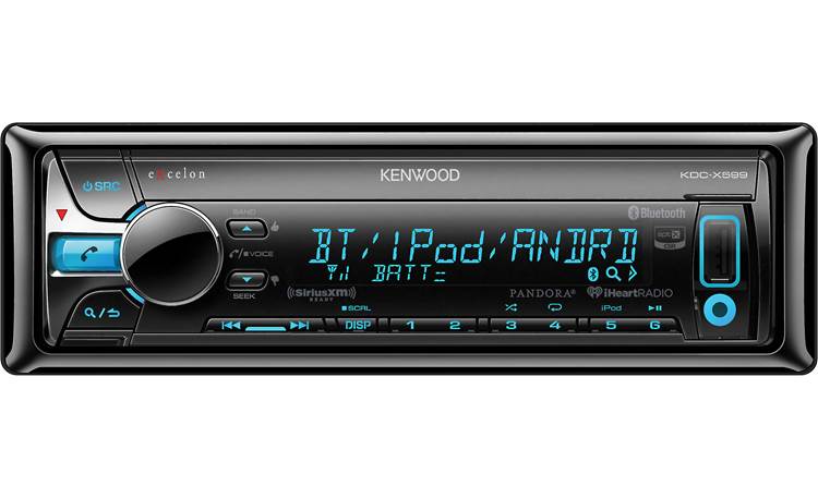 Kenwood Excelon KDC-X599 Pair your smartphone and get improved audio quality using Bluetooth with aptX