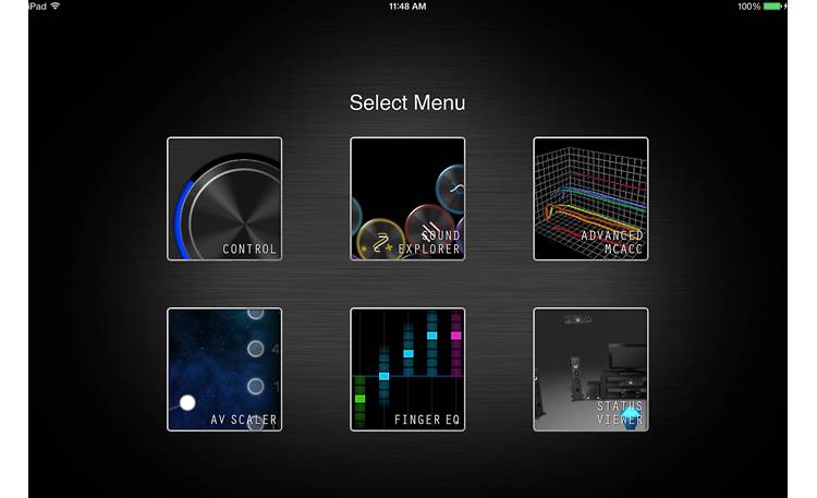Pioneer Elite® SC-82 The free iControlAV5 remote app for iPad