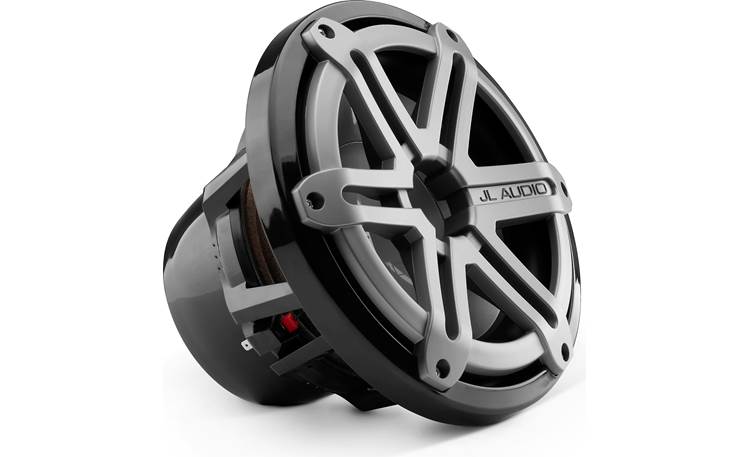 JL Audio M10W5-SG-TB Includes 6 grille logo badges (2 Red/ 2 Black/ 2 Gray)
