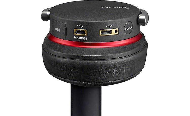 Sony MDR-1ADAC Premium Hi-Res Earcup connections