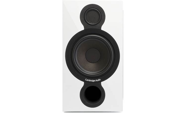 Cambridge Audio Aeromax 2 Direct front view with grille off (Gloss White)
