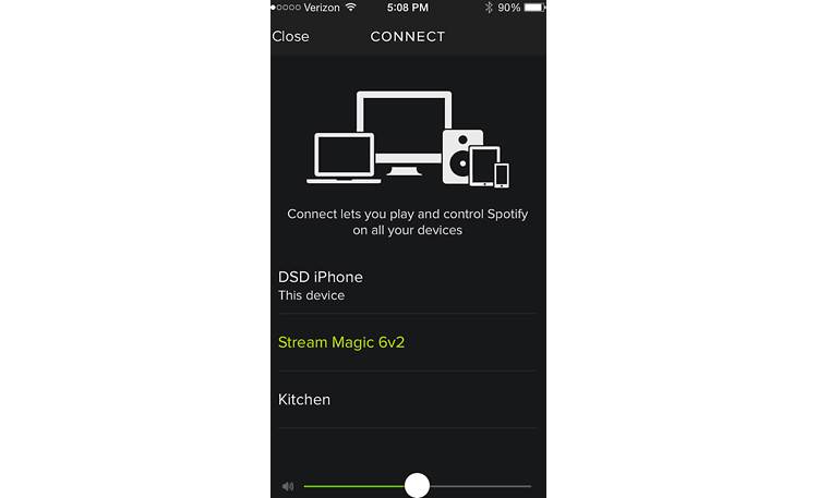 Cambridge Audio Stream Magic 6 V2 Listen wirelessly with a premium Spotify subscription