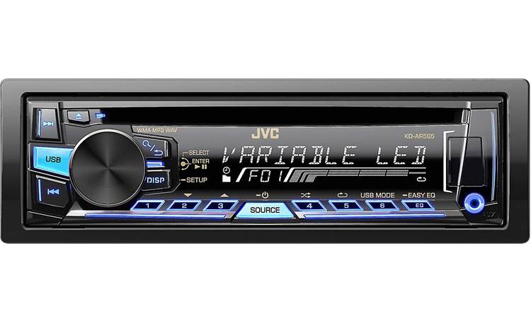 JVC Arsenal KD-AR565 Change the colors on the receiver's display to match your interior lighting