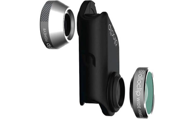 Olloclip 4-in-1 Lens for iPhone® 6/6 Plus Shown with lenses detached