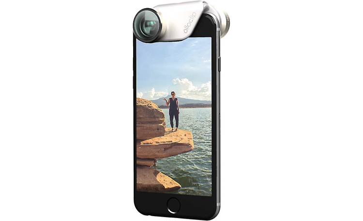 Olloclip 4-in-1 Lens for iPhone® 6/6 Plus Shown connected to phone (not included)