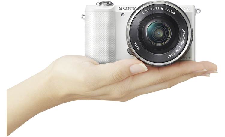 Sony Alpha a5000 Kit Fits easily in the palm of your hand