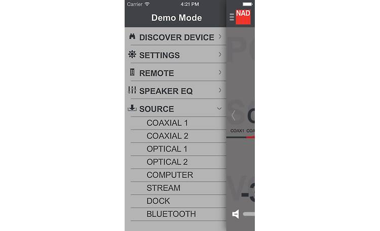 NAD D 7050 NAD's free app for Apple and Android