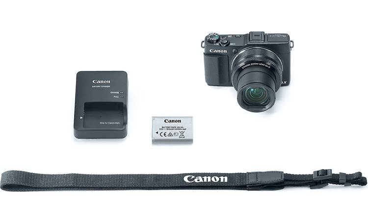 Canon PowerShot G1X Mark II Shown with included accessories