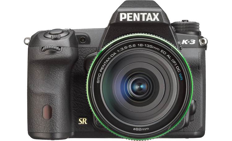 Pentax K-3 Zoom Lens Kit Direct front view with included lens attached