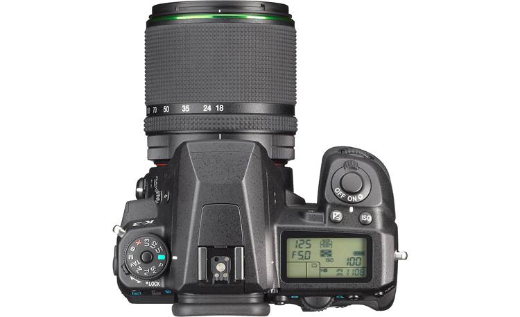 Pentax K-3 Zoom Lens Kit Top view with included lens attached