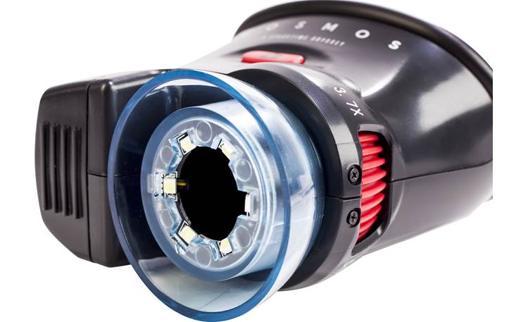 Celestron COSMOS™ Handheld Digital Microscope Bottom view shows adjustable-brightness LED ring illumination