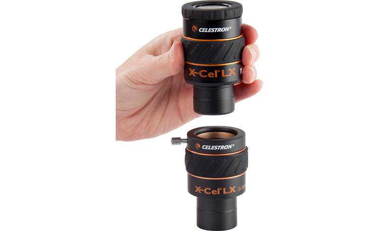 Celestron X-Cel LX 2X Barlow Lens The Barlow lens adds magnification to the eyepieces you already have