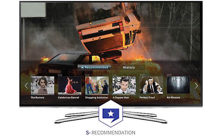 Samsung UN32H6350 The S-Recommendation feature recommends movies and shows based on your preferences