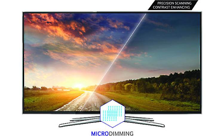 Samsung UN65H6400 Micro Dimming enhances picture contrast