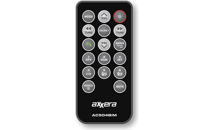 Axxera AC504BiM Included remote control for handheld convenience