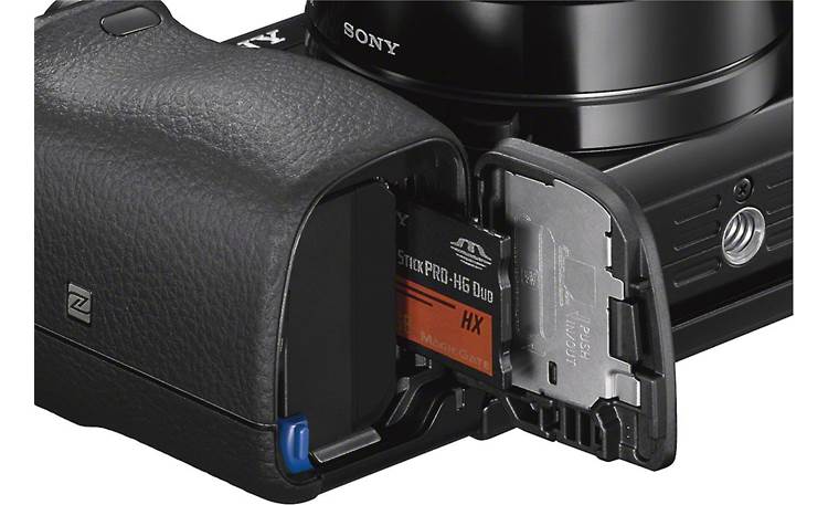 Sony Alpha a6000 (no lens included) Memory card and battery slot