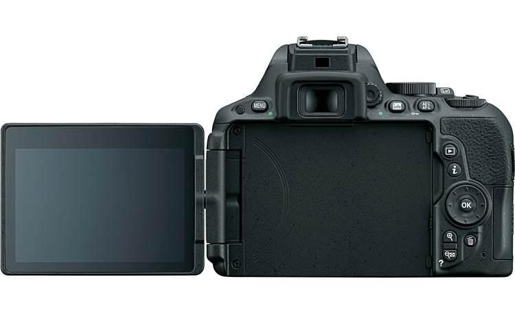 Nikon D5500 (no lens included) The vari-angle touchscreen in action