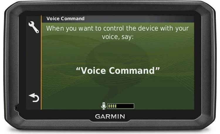 Garmin dēzl™ 570LMT Use your voice to choose a destination.