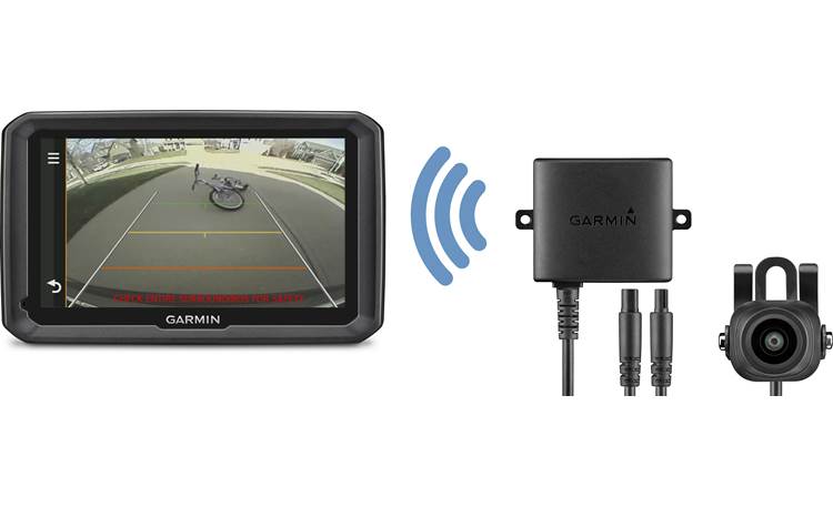 Garmin dēzl™ 570LMT The dezl can work with your optional rear-view camera.