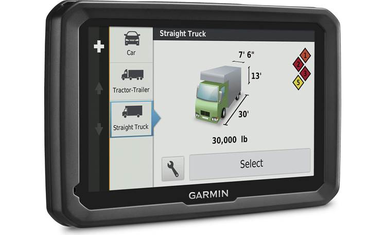 Garmin dēzl™ 770LMTHD Build a profile for your rig.