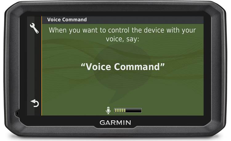 Garmin dēzl™ 770LMTHD Voice-activated guidance.