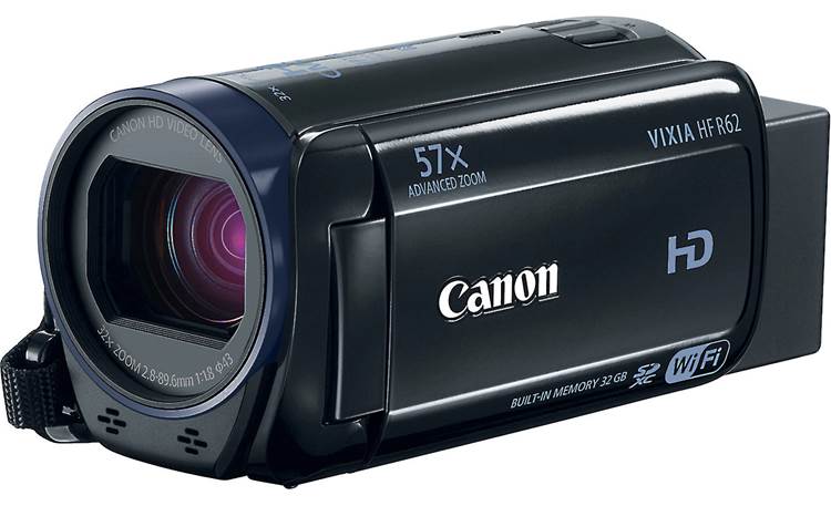 Canon VIXIA HF R62 Shown with screen in closed position