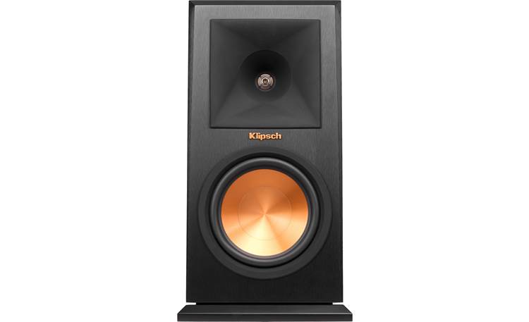 Klipsch Reference Premiere RP-160M Direct front view with grille off (Cherry)