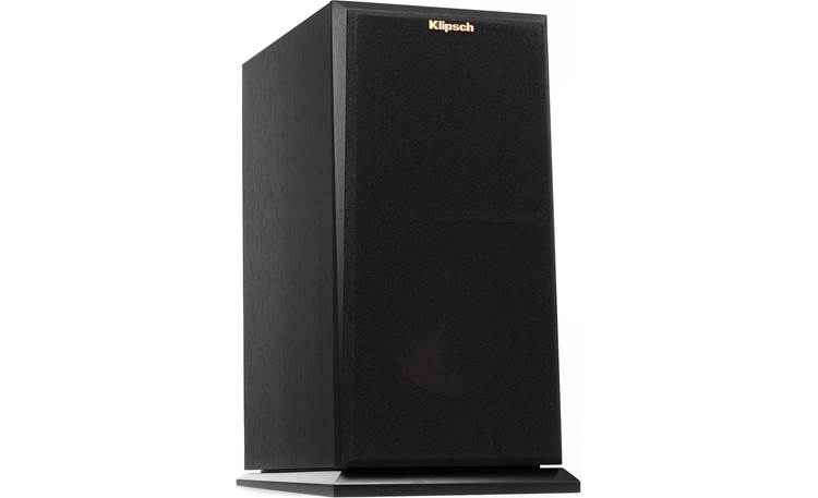 Klipsch Reference Premiere RP-160M Angled front view with grille attached (Ebony)