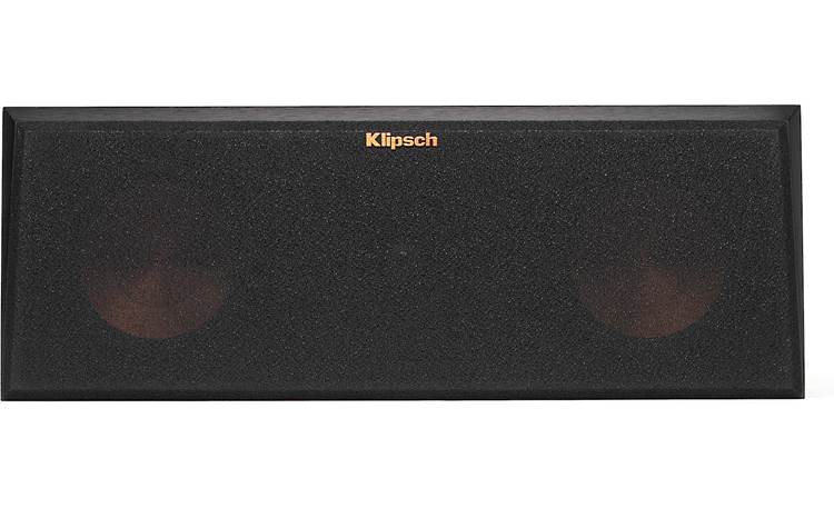 Klipsch Reference Premiere RP-250C Direct front view with grille attached (Cherry)
