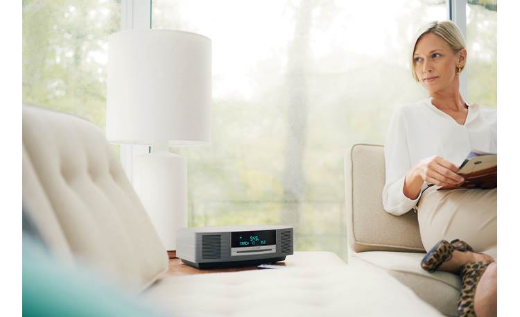 Bose® Wave® music system III Titanium Silver in living room