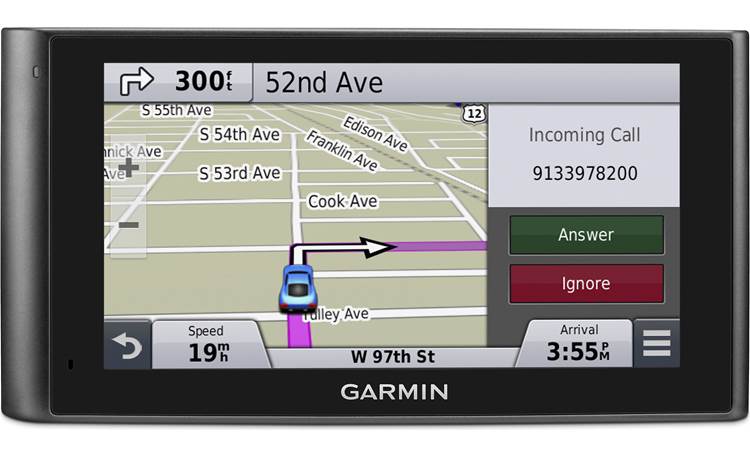 Garmin nüviCam™ LMTHD Built-in Bluetooth for hands-free calling.