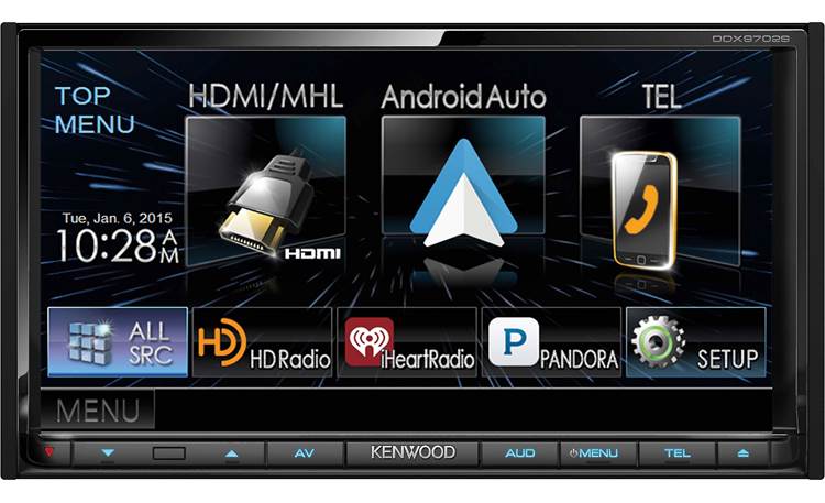 Kenwood DDX9702S Android Auto lets you use the apps on your Android phone safely in your car