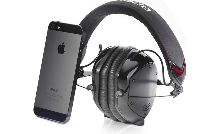 V-MODA Crossfade M-100 CliqFold Hinge™ design for easy transport (iPhone® not included)