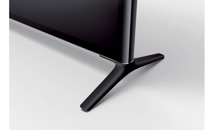 Sony XBR-85X950B Close-up view of stand, leg in outer position