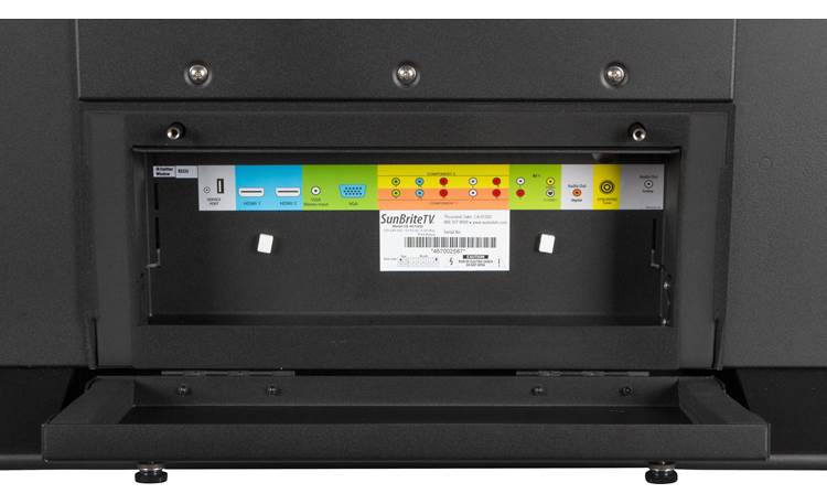 SunBriteTV® SB-4670HD Weatherproof connections compartment