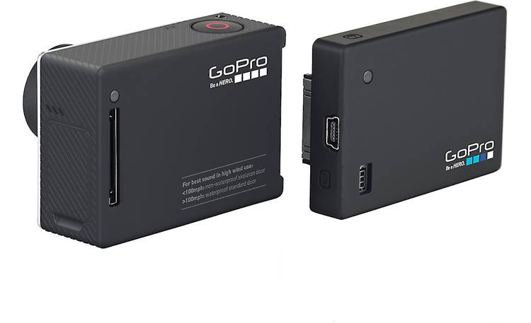 GoPro Battery BacPac™ The BacPac™ attaches directly to the back of your Hero3 or Hero4 camera (not included)