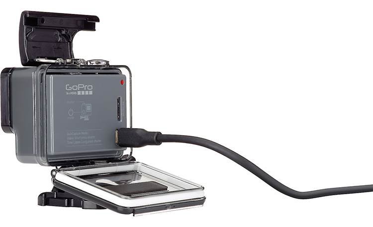 GoPro HERO Mini USB port for charging and file transfer
