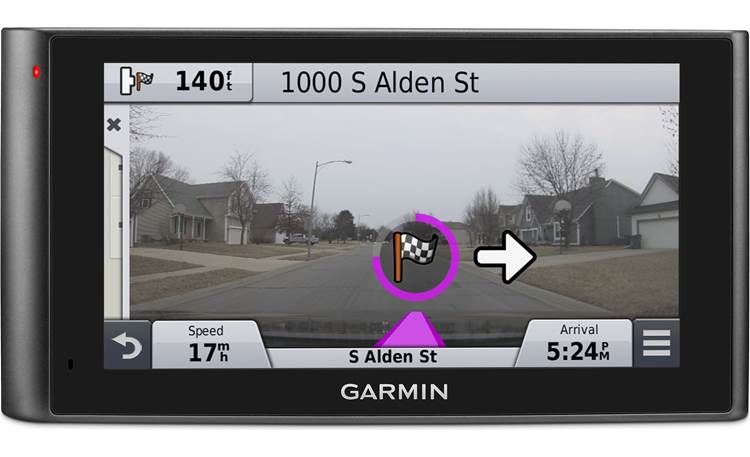 Garmin nüviCam™ LMTHD Garmin Real Vision directs you to select destinations using the camera view