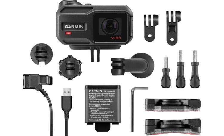 Garmin VIRB XE Shown with included accessories