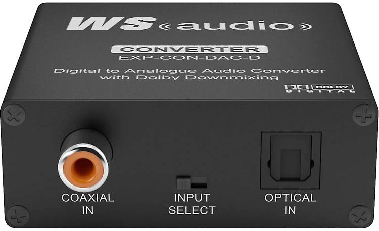 WyreStorm Express™ EXP-CON-DAC-D Digital-to-Analog Converter Digital audio inputs