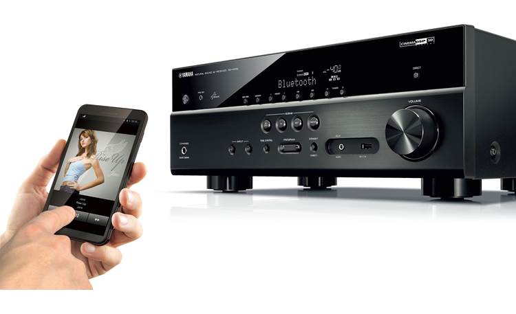 Yamaha RX-V479 Built-in Bluetooth lets you stream music wirelessly from a compatible device