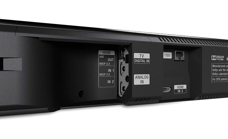 Sony HT-NT3 HDMI inputs support HDCP 2.2 for connecting to 4K video sources