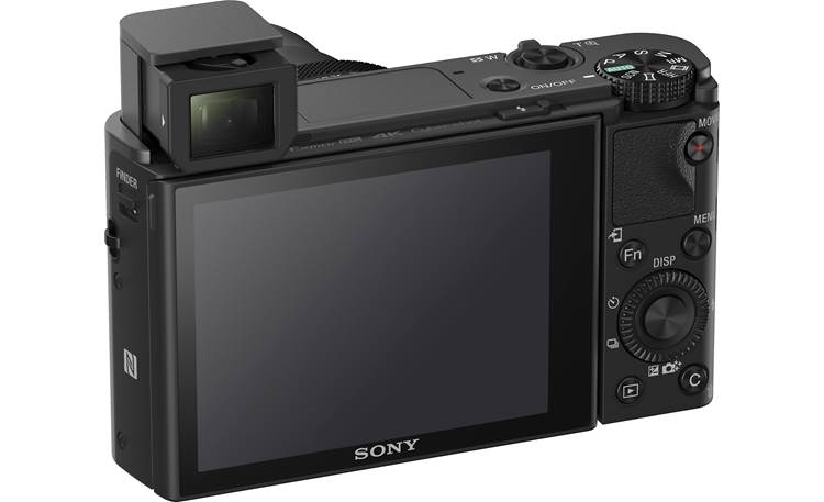 Sony Cybershot® DSC-RX100 IV Back with viewfinder popped up